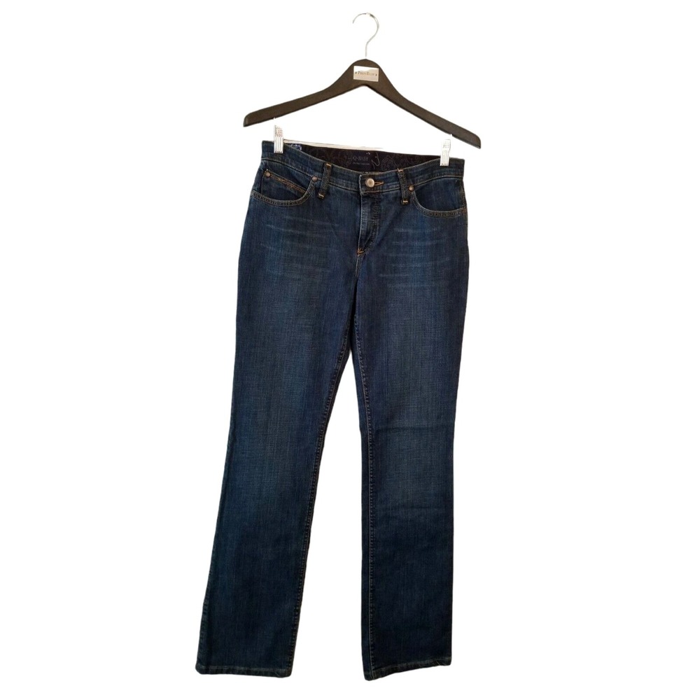 Wrangler Q-Baby Ultimate blue Jeans Tuff Buck Boot Cut Women's Sz 32x34 new